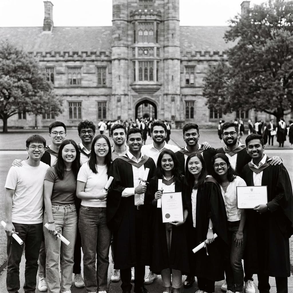 Students celebrating
